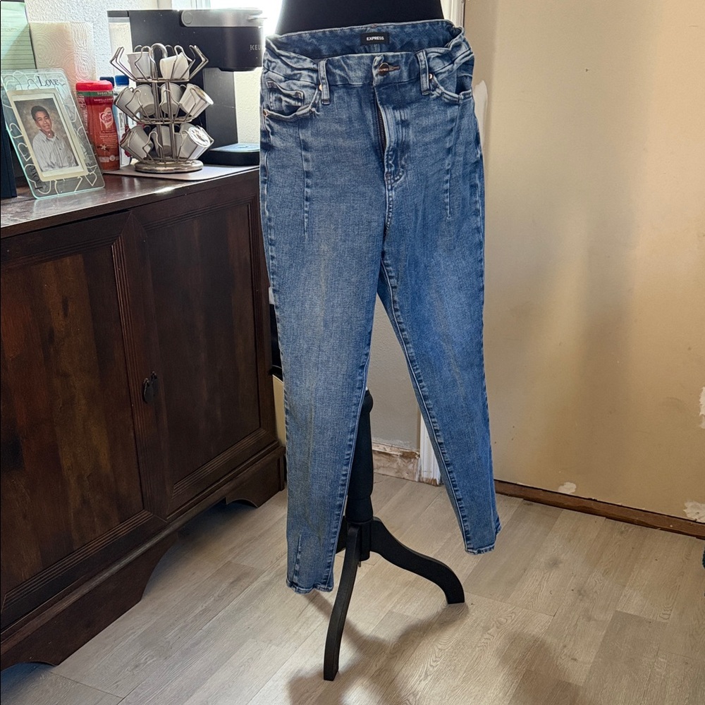 Express Women's Skinny Jeans in Blue